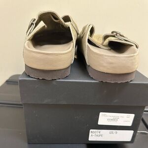 Needles clog sandal taupe